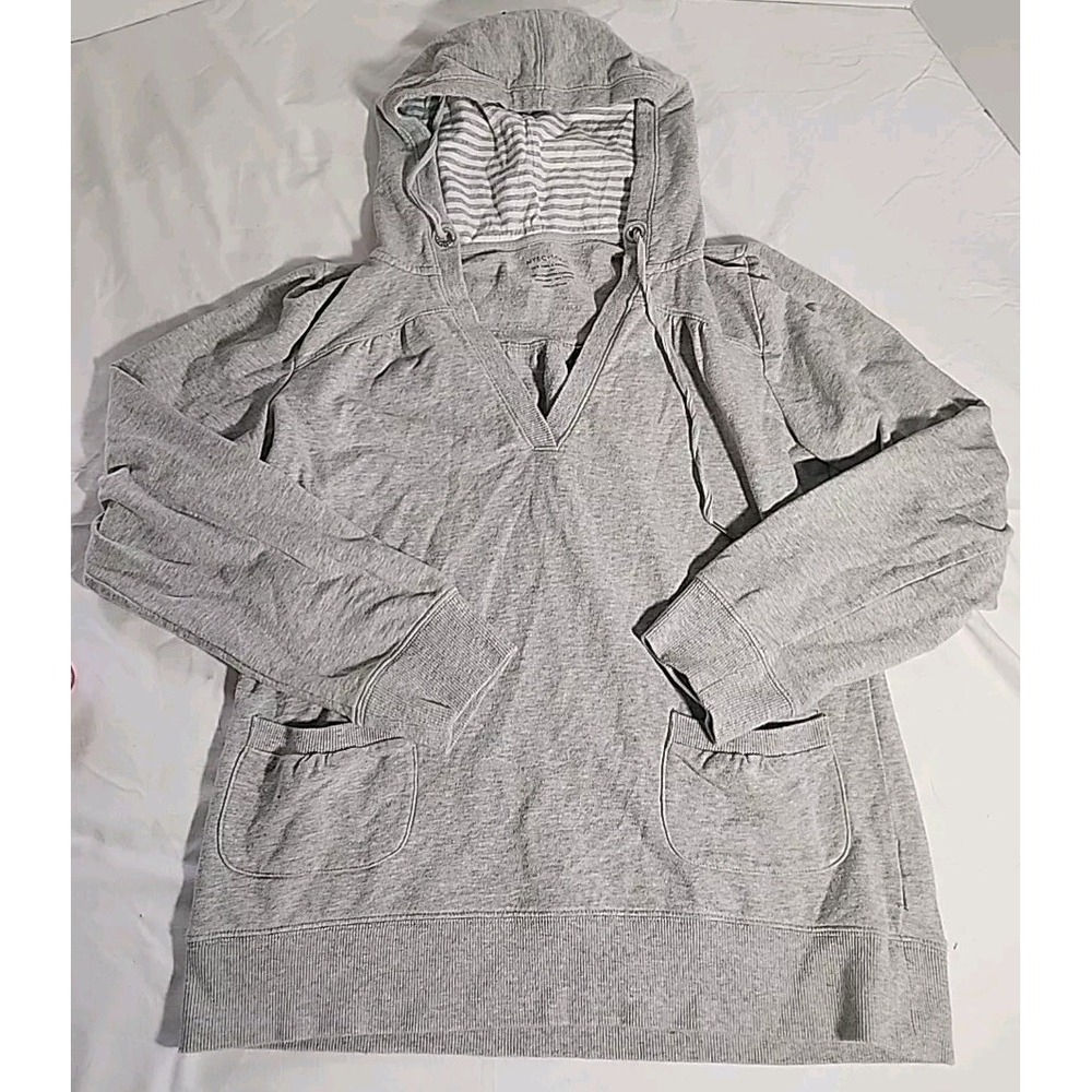 New‎ York & Company  Womens Grey Pullover Hoodie Sz M